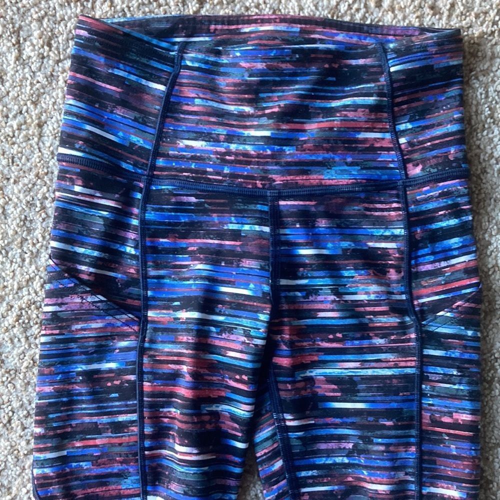 Lululemon Women’s Fast & Free 7/8 Tight II Nulux 25” Hinshu Alpine White Multi - Picture 4 of 10